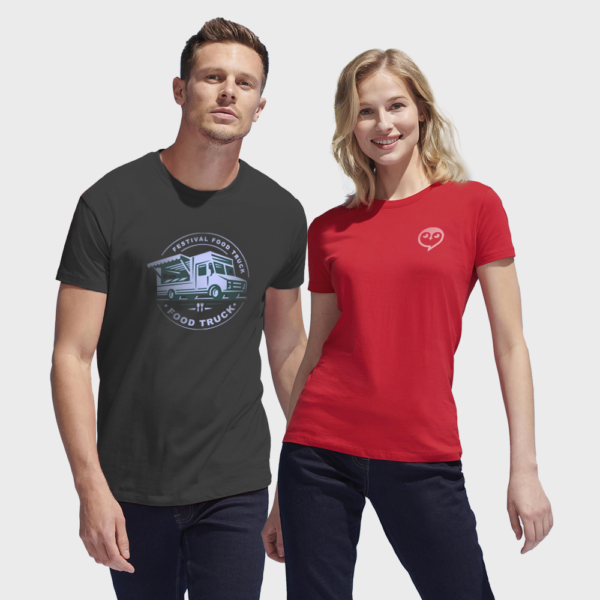 Basic T-shirt met ronde hals
