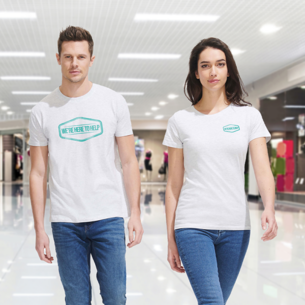 Budget T-shirt met ronde hals (grote oplages)