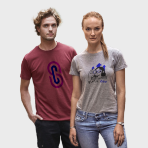 Premium T-shirt met ronde hals