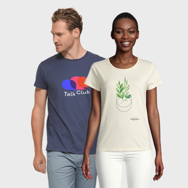 Duurzaam unisex T-shirt met ronde hals