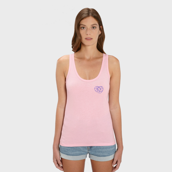 Duurzame dames tanktop slimfit