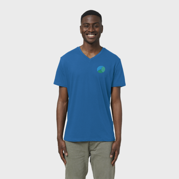 Duurzaam mannen T-shirt met V-hals regular fit