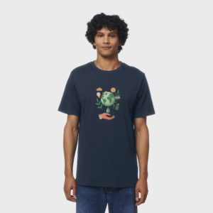 Duurzaam unisex T-shirt met ronde hals regular fit