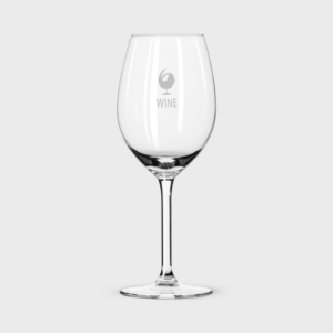Wit wijnglas ovaal