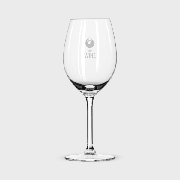 Wit wijnglas ovaal