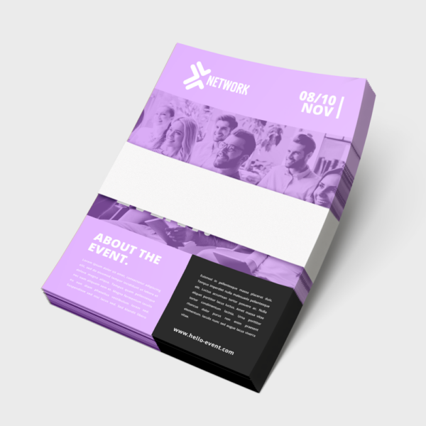 Gebundelde flyers
