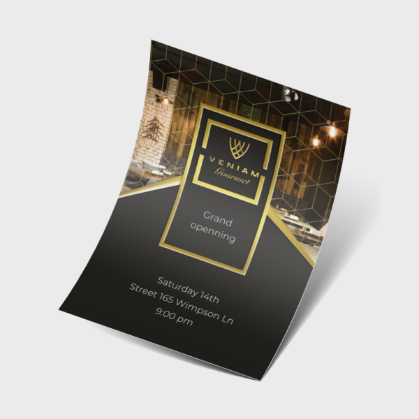 Flyers met exclusieve afwerkingen